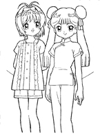 Cardcaptor Sakura Coloring Page